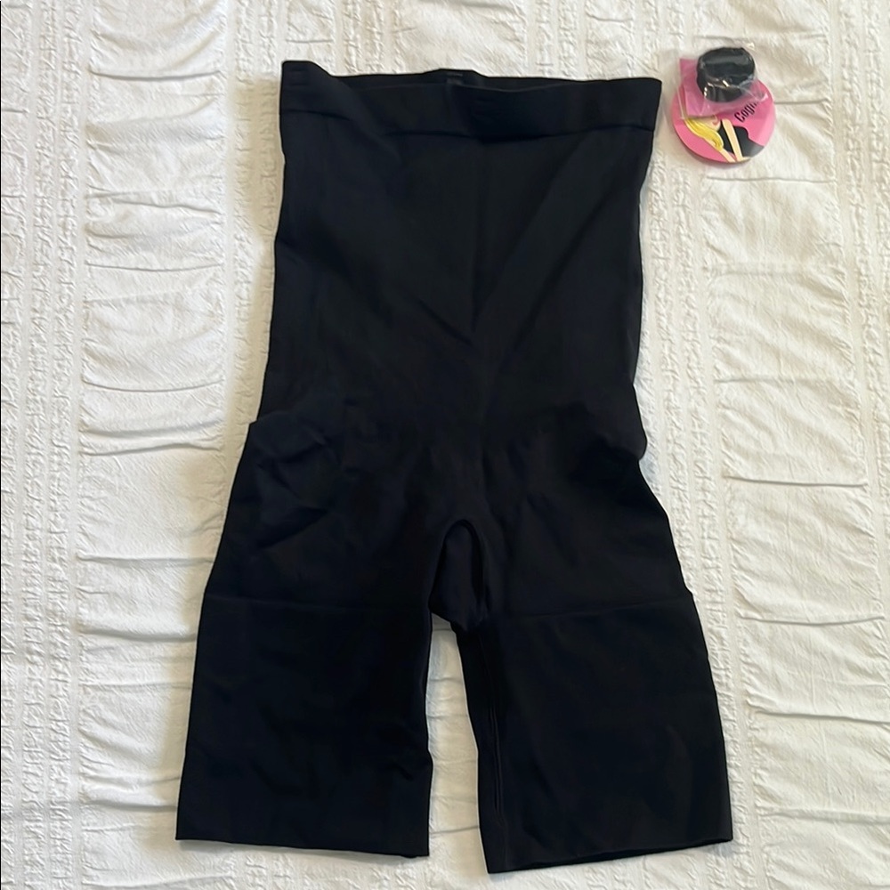 SPANX Black Ribbed Shapewear